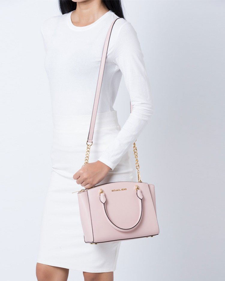 Túi xách Michael Kors màu hồng Ellis Blossom Medium Crossbody bag