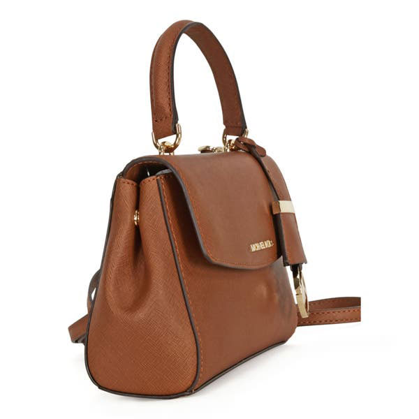 Túi xách Michael Kors mini đeo chéo màu nâu Ava Mini Luggage Crossbody