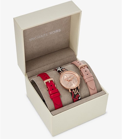 Đồng hồ Michael Kors nữ xách tay Mỹ Mini Alie Rose Tone Watch