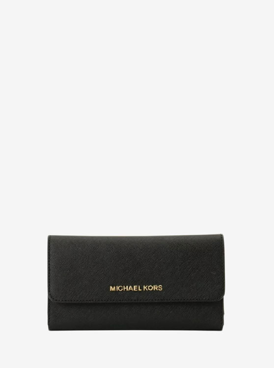 Ví Michael Kors 35S8GTVF7L Jet Set Travel Trifold Black 