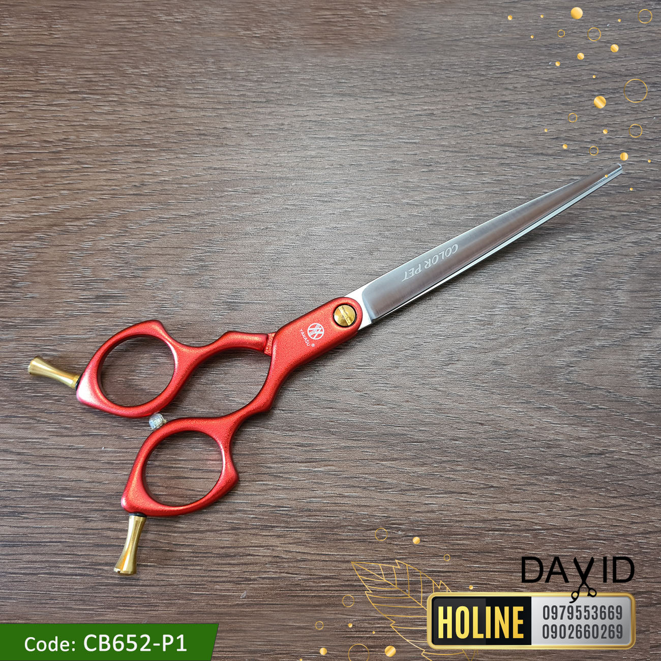 Bộ kéo cắt lông chó mèo Yakasu 6.5 inch 652-P1 Bộ kéo cắt lông chó mèo Yakasu 6.5 inch 652-P1