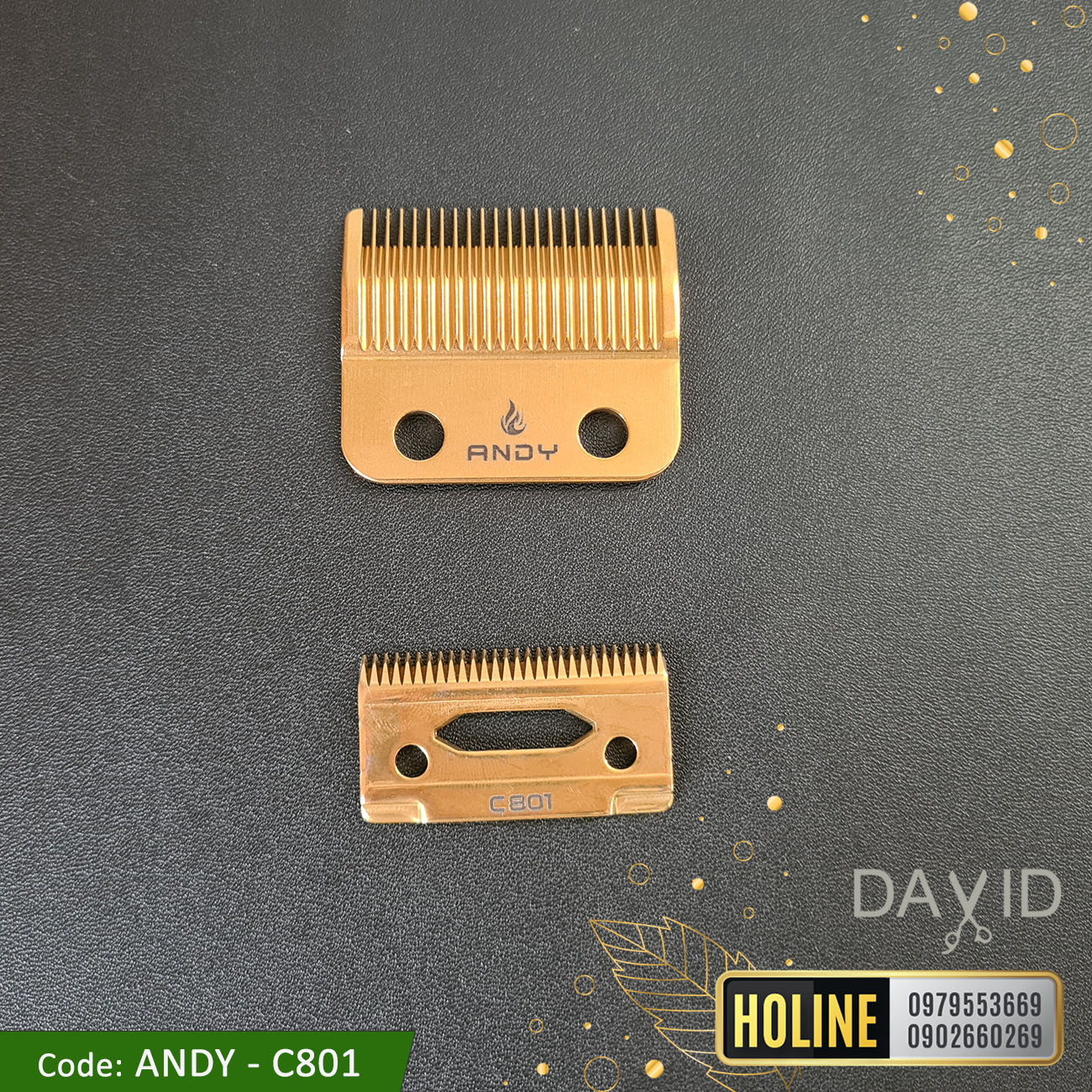 Lưỡi tông đơ cắt tóc ANDY C801