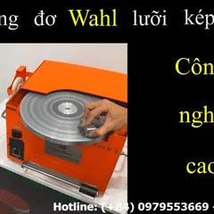 Sharpening Wahl's trimmer dual blade after sharpening very sharpening and brightening