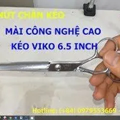 Bề mặt kéo sau khi mài sáng và bóng - Mài kéo Viko 6.5 inch