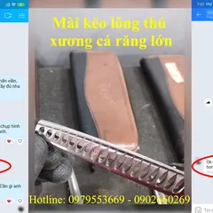 Phản hồi thực tế của khách hàng đã mài tông đơ cắt lông chó mèo và kết quả mài kéo cắt lông chó mèo