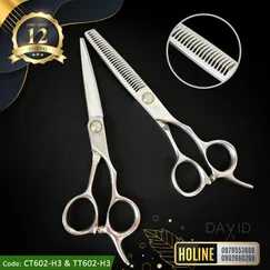 Bộ kéo cắt tóc & kéo tỉa tóc Yakasu 6 inch 602-H3
