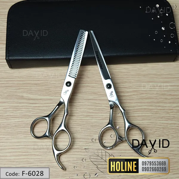 Bộ kéo cắt tóc & kéo tỉa tóc Freelander 6 inch F-6028