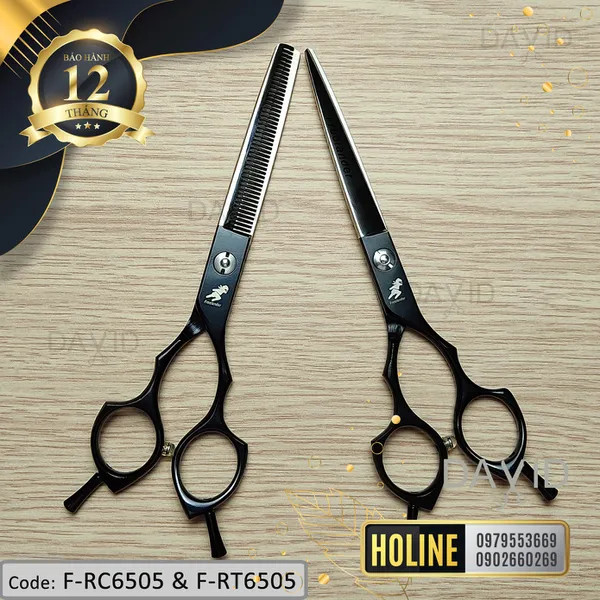 Bộ kéo cắt tóc & kéo tỉa tóc Freelander 6.5 inch F-6505