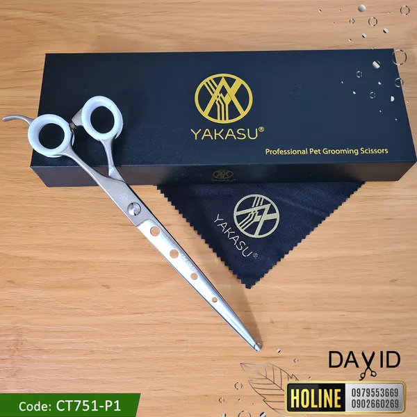 Kéo cắt lông chó mèo Yakasu 7.5 inch CT751-P1