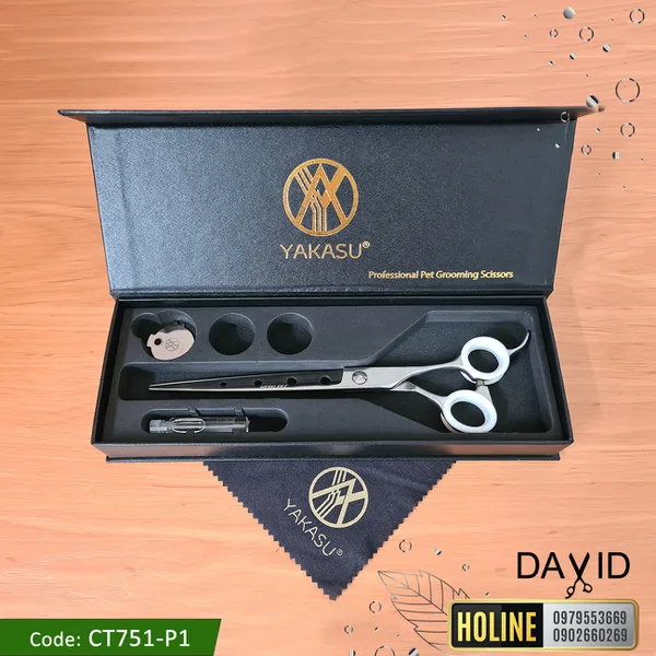 Kéo cắt lông chó mèo Yakasu 7.5 inch CT751-P1