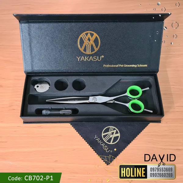 Kéo cắt lông chó mèo Yakasu 7 inch CB702-P1