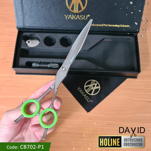 Kéo cắt lông chó mèo Yakasu 7 inch CB702-P1