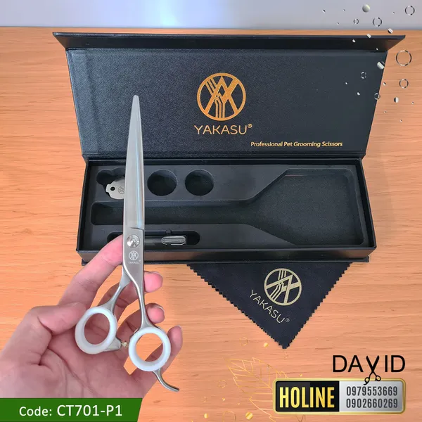 Kéo cắt lông chó mèo Yakasu 7 inch CT701-P1