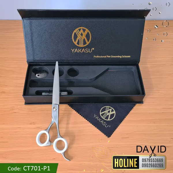 Kéo cắt lông chó mèo Yakasu 7 inch CT701-P1