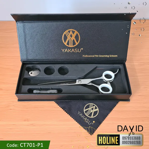 Kéo cắt lông chó mèo Yakasu 7 inch CT701-P1