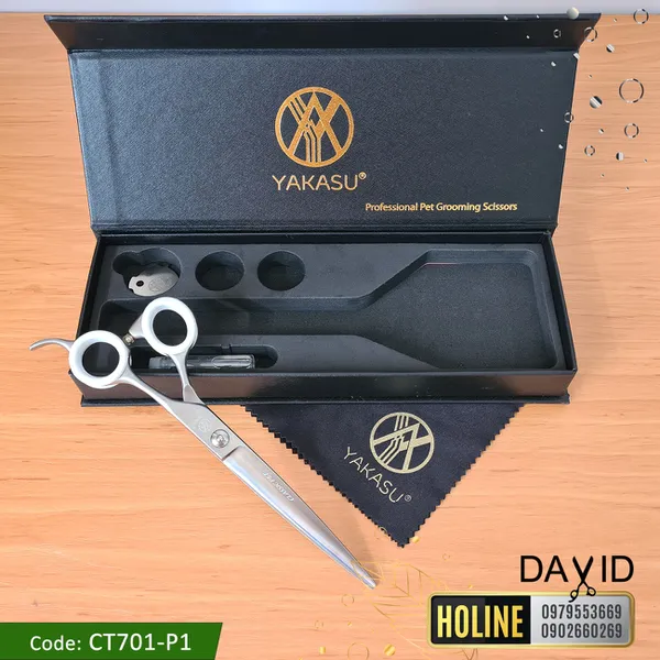 Kéo cắt lông chó mèo Yakasu 7 inch CT701-P1