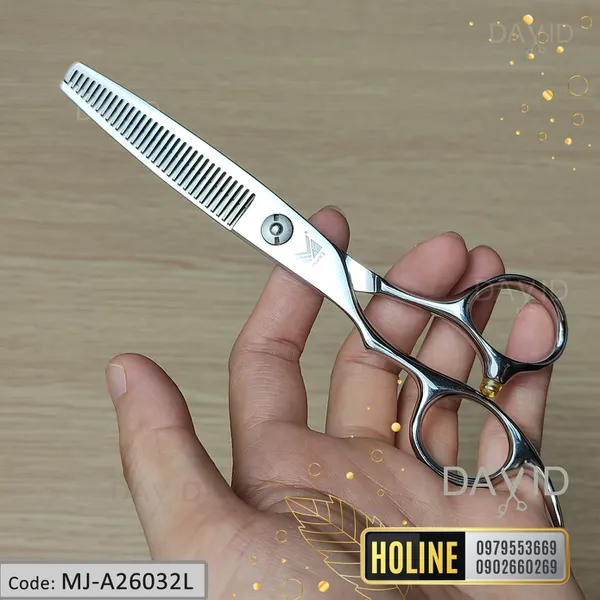 Bộ kéo cắt tóc tay trái & kéo tỉa tóc Mark'J 6 inch A260L và A26032L