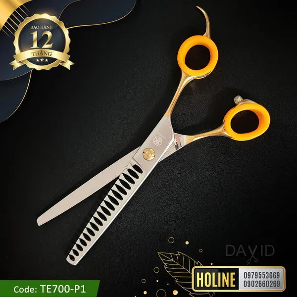 Kéo tỉa lông chó mèo Yakasu xương cá 7 inch TE700-P1