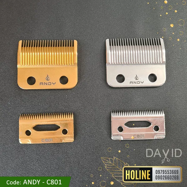 Lưỡi tông đơ cắt tóc ANDY C801