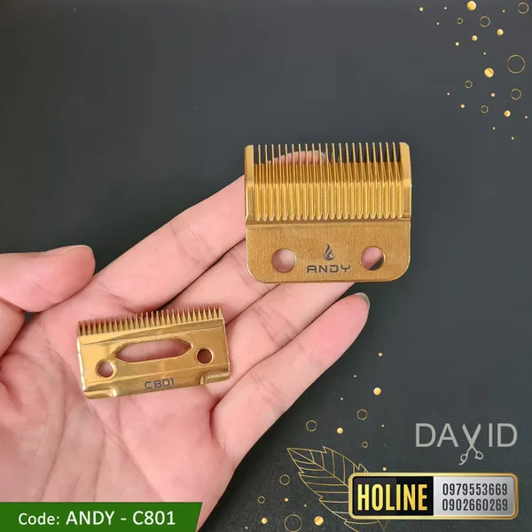 Lưỡi tông đơ cắt tóc ANDY C801