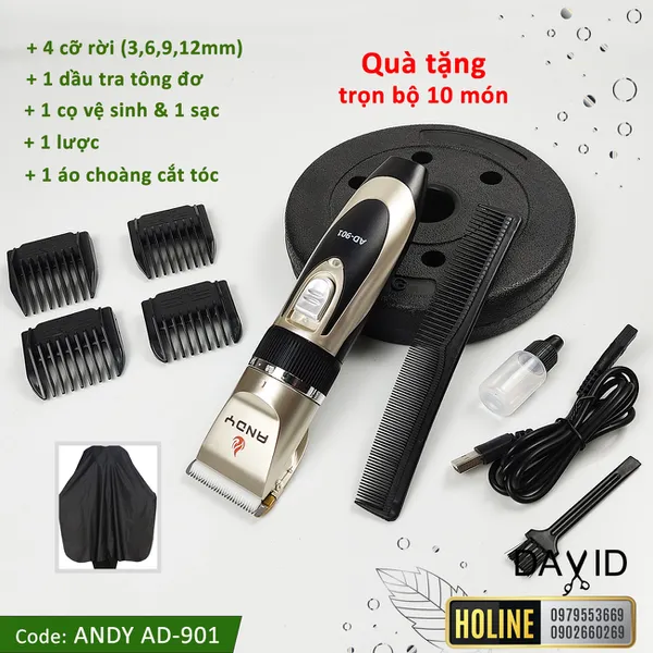 Tông đơ cắt tóc Andy AD-901