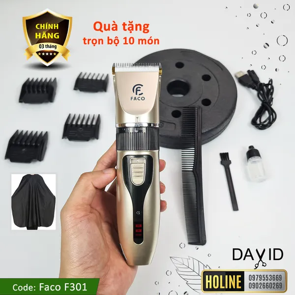 Tông đơ cắt tóc Faco F301