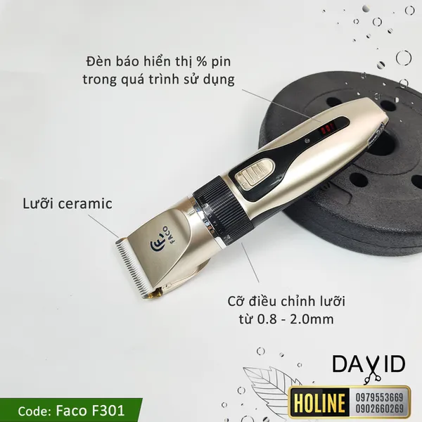 Tông đơ cắt tóc Faco F301
