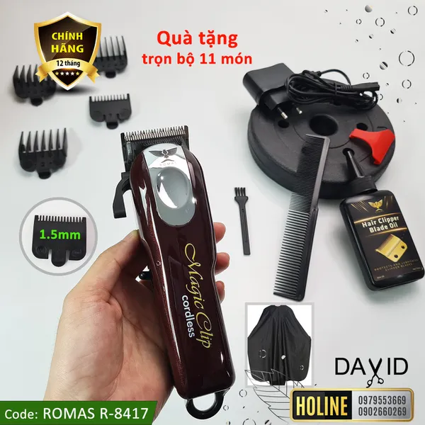 Tông đơ cắt tóc Romas magic clip R8417