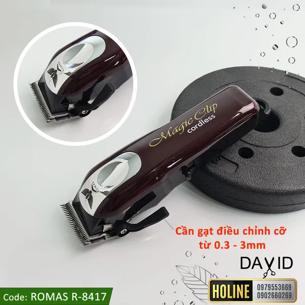 Tông đơ cắt tóc Romas magic clip R8417
