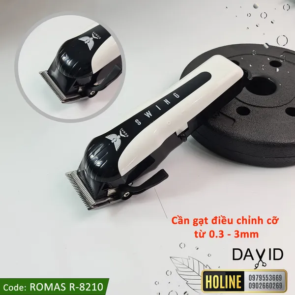 Tông đơ cắt tóc Romas R8210