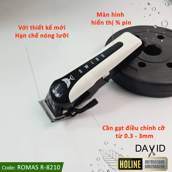 Tông đơ cắt tóc Romas R8210