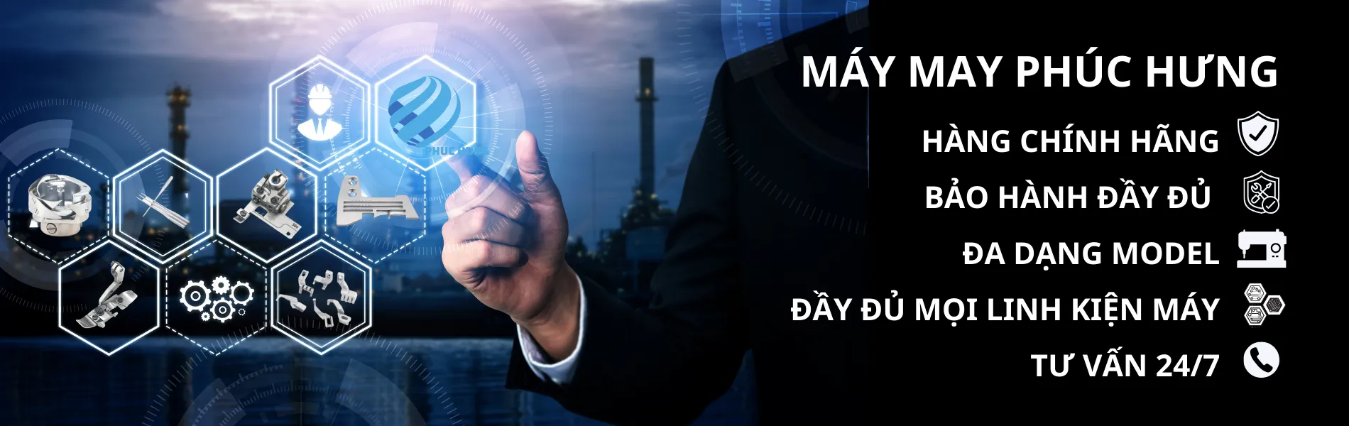 Máy may Jack, may may phúc hiung