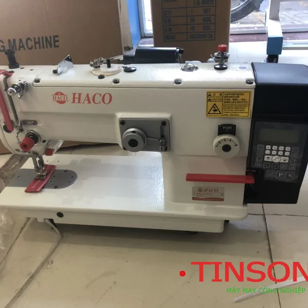 Máy zig zag điện tử hiệu HACO