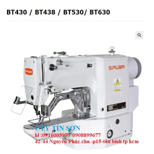 Máy đính  bọ điện tử siruba   Siruba BT-430D