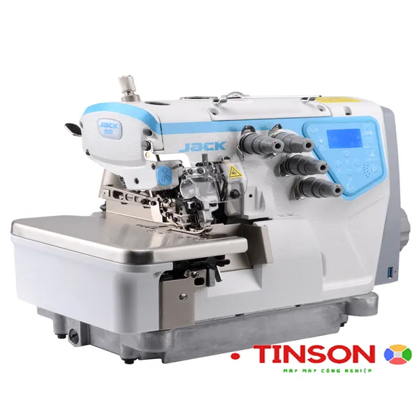 Máy vắt sổ điện tử JACK C4-4-M03/333 ( tốc độ cao bằng điện, trang bị đầu hút (hơi).