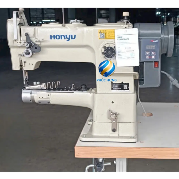Máy May Trụ Ngang Ổ Lớn Honyu HY-246J — Chuyên May Da
