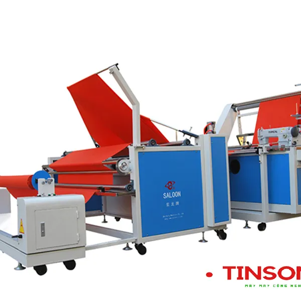 Máy gấp vải đôi tự động hiệu saloon  SL-315