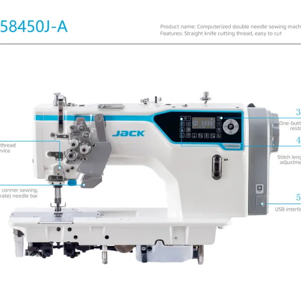 Máy may 2 kim điện tử JACK JK-58450J-A