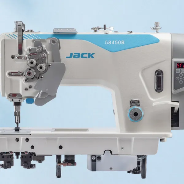 Máy may 2 kim liền trục hiệu Jack  JK -58450B-A-005C-Y