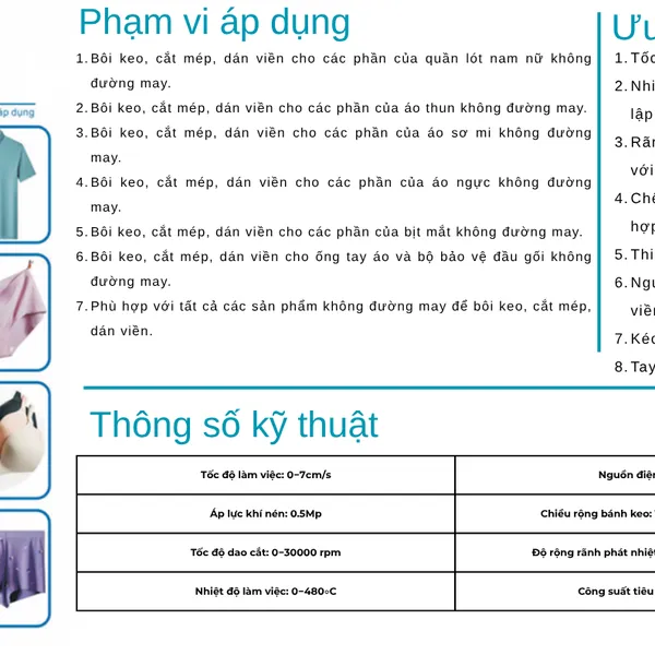 Máy Dán Keo Liền Mạch CREATO SH-701