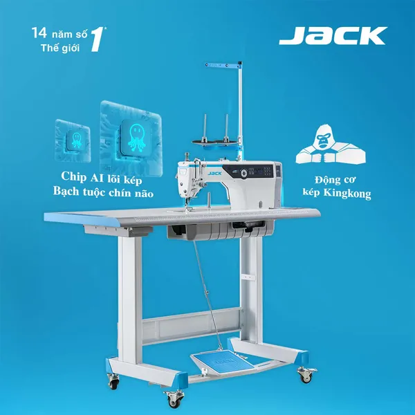 Máy may 1 kim điện tử Jack A5E-B (AMH2)