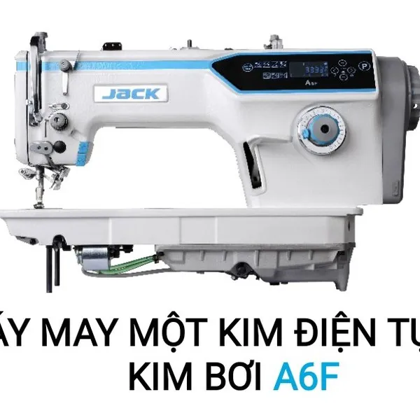 Máy 1 kim điện tử A6F trụ kim bơi, bệ dầu kín, đầu chỉ dư ngắn, ổ Nhật.