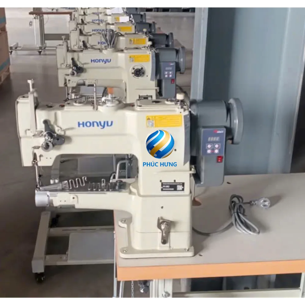 Máy May Trụ Ngang Ổ Lớn Honyu HY-246J — Chuyên May Da