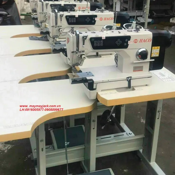 Máy may 1 kim ống có trợ lực công nghiệp - Model: H-Q6-D4-PR-TS - Hiệu: HACO