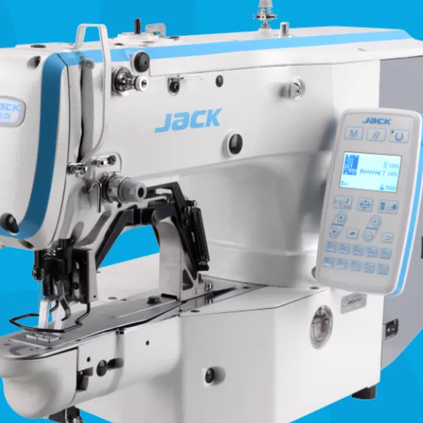 MÁY ĐÍNH BỌ+ NÚT ĐIỆN TỬ HIỆU JACK JK-T1900GS-B ( màn hình phím  ) 