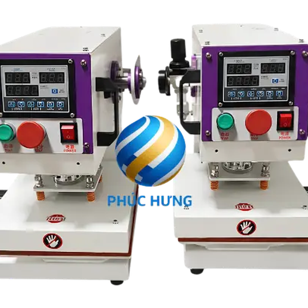 Máy ép nhiệt tự động 2 mâm đầu trượt 25x25cm HACO