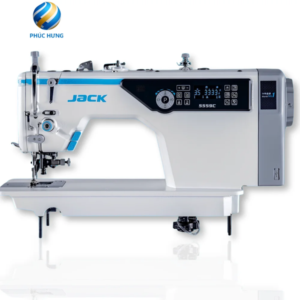 Máy may 1 kim điện tử có dao xén Jack JK-5559C-W