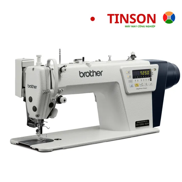 Máy may 1 kim truyền động trực tiếp với Hệ thống đẩy điện tử và Cắt chỉ tự động NEXIO S-7250A
