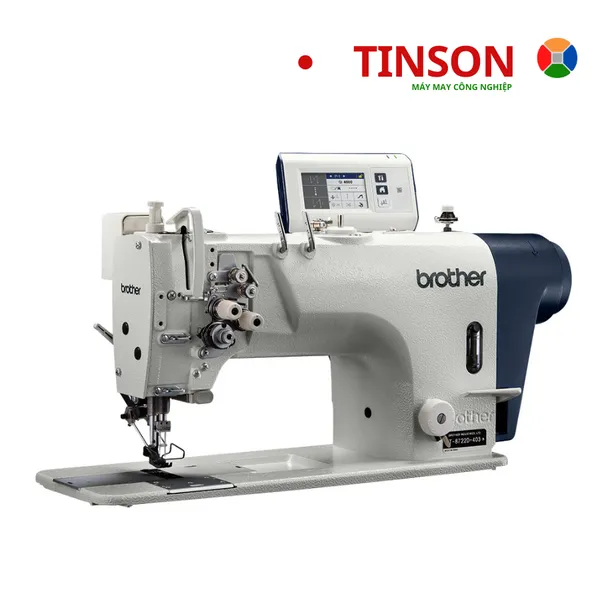 Máy may 2 kim truyền động trực tiếp ổ lớn với cắt chỉ tự động NEXIO T-8722D