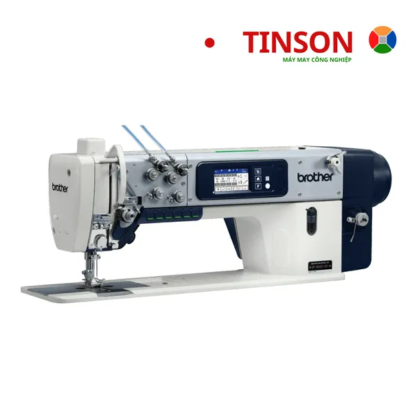 Máy may hai kim bước đồng bộ đế bằng truyền động trực tiếp và Cắt chỉ tự động UF-8920